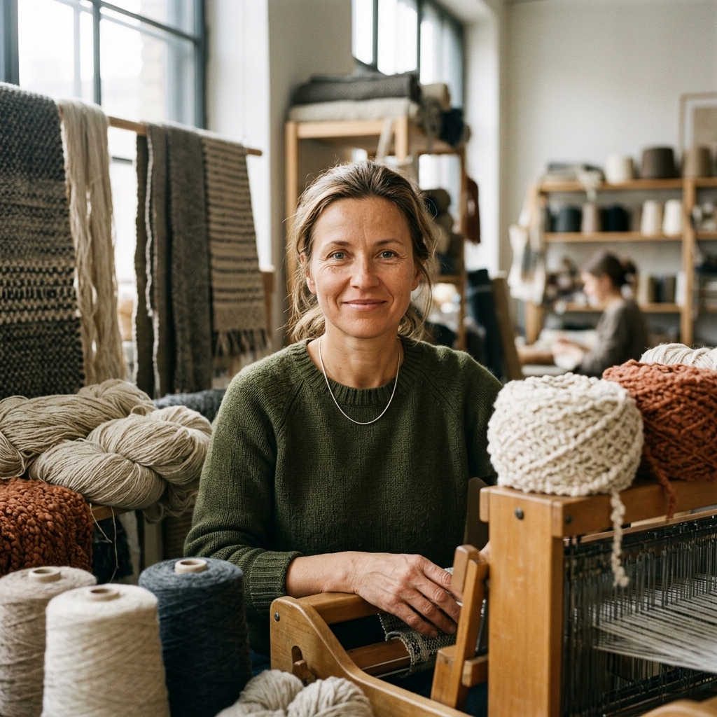 Elena Rostova, Senior Textile Weaver