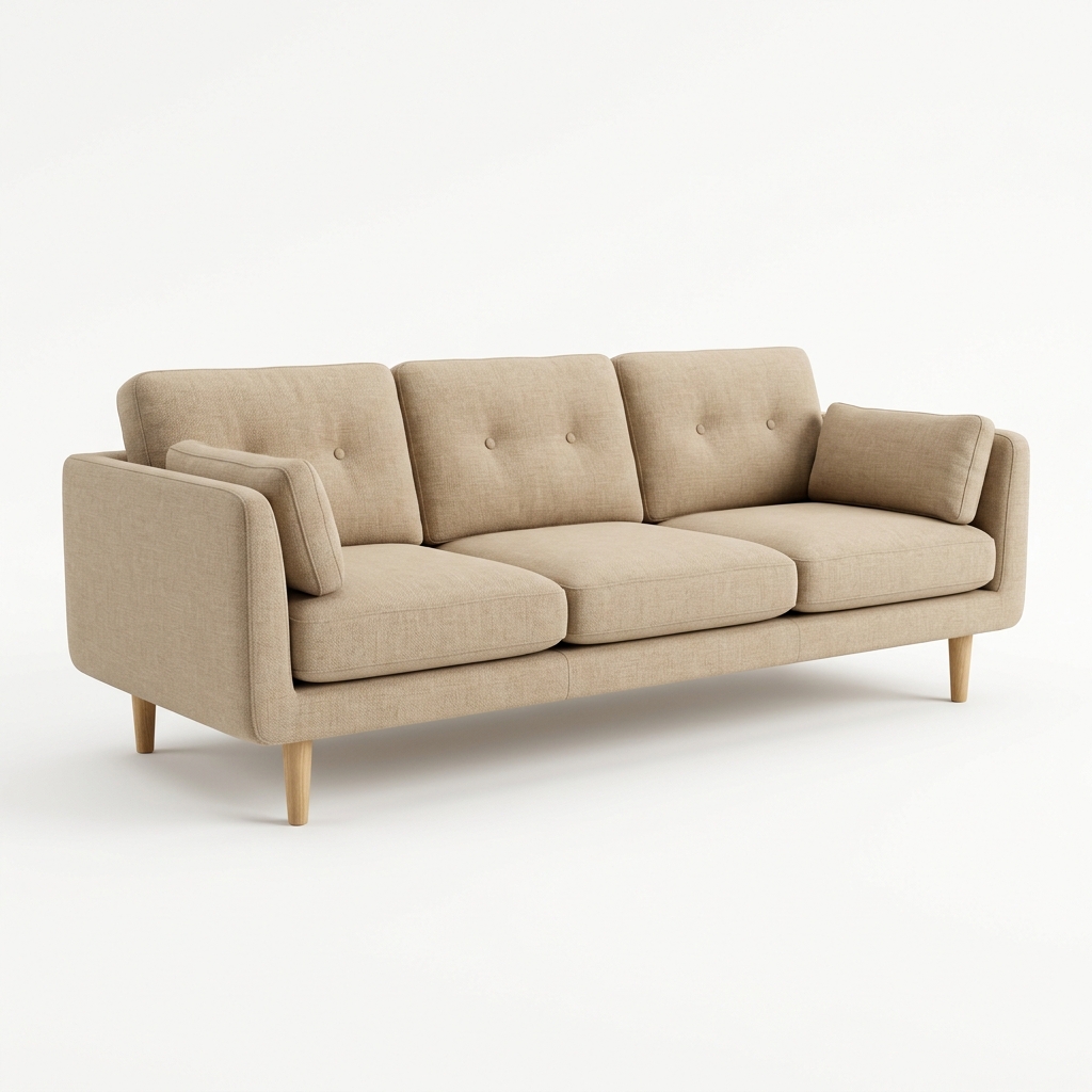 Linen Lounge Armchair