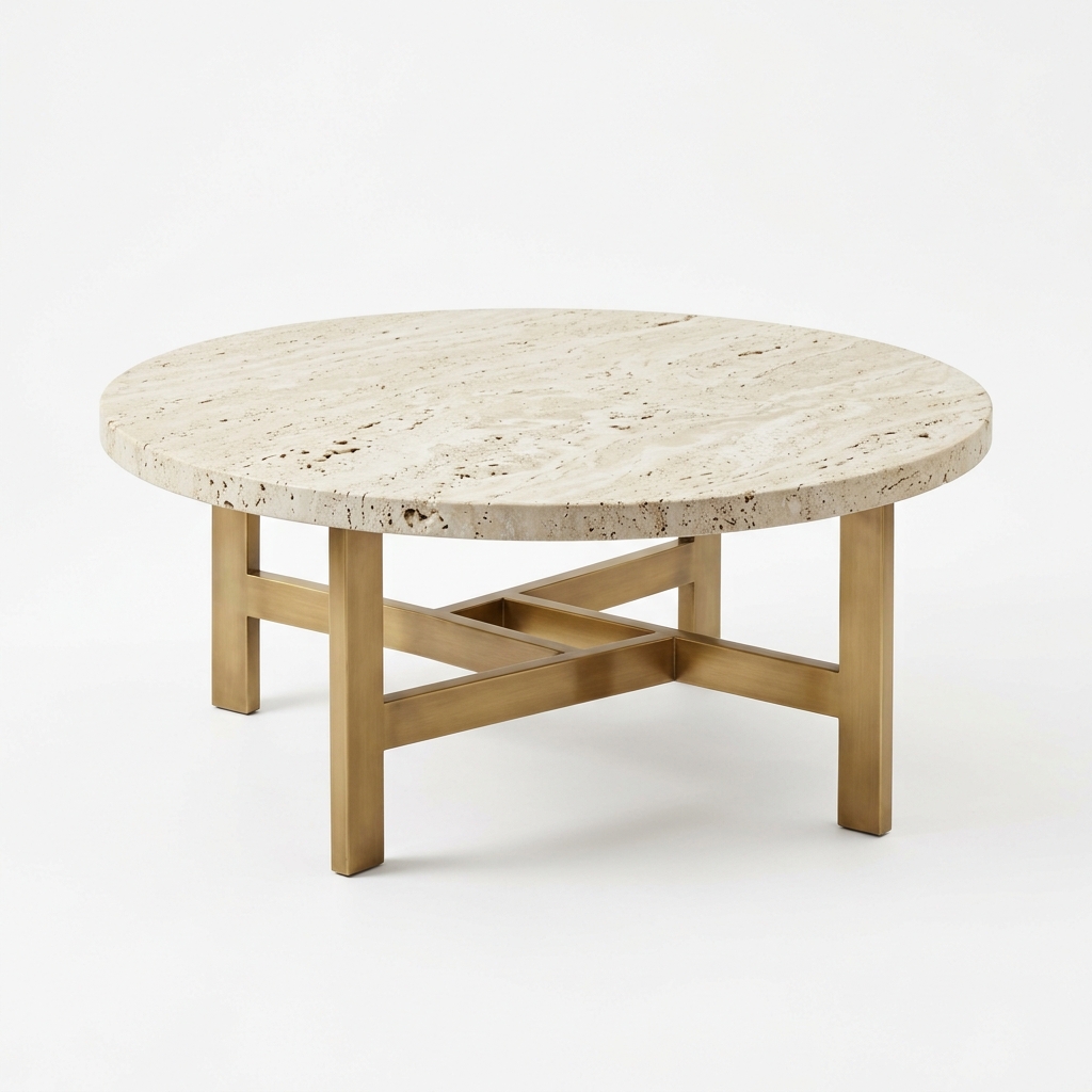 Travertine Coffee Table