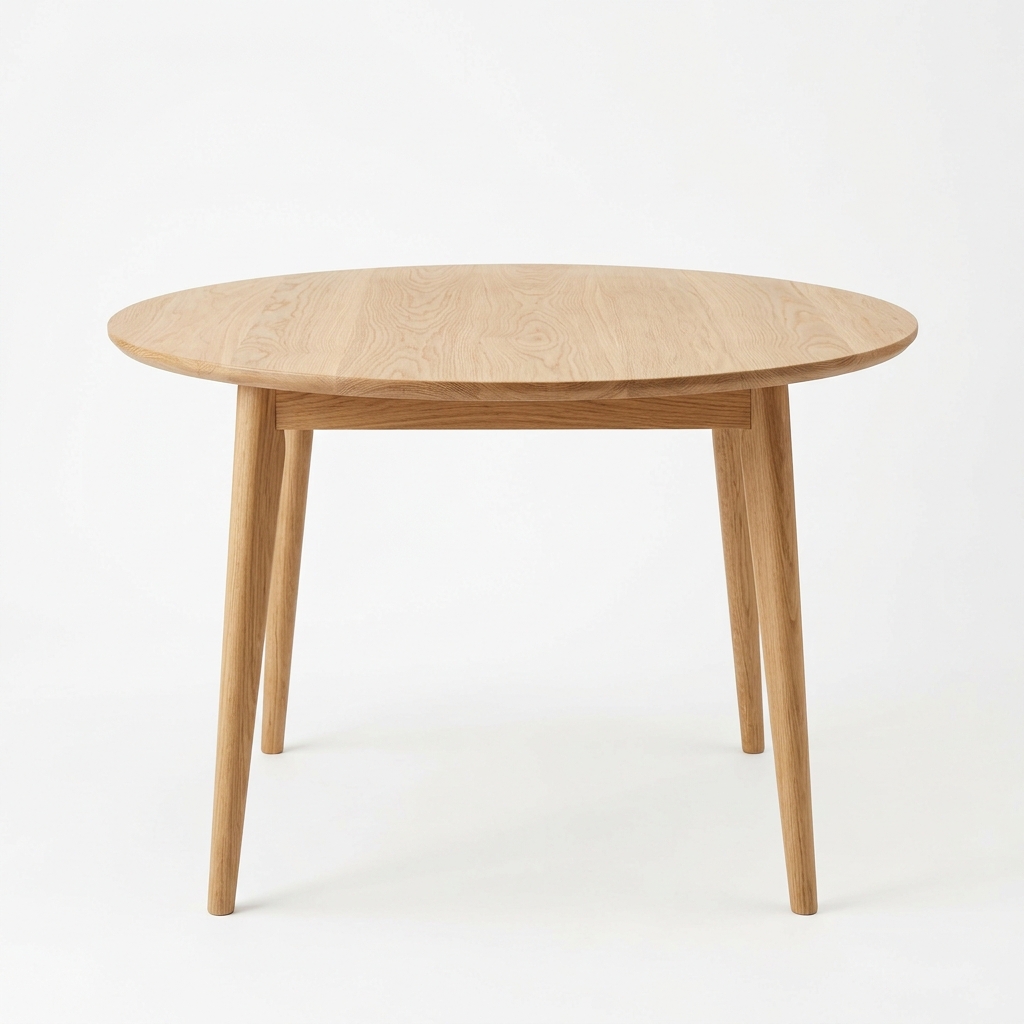Round Oak Dining Table