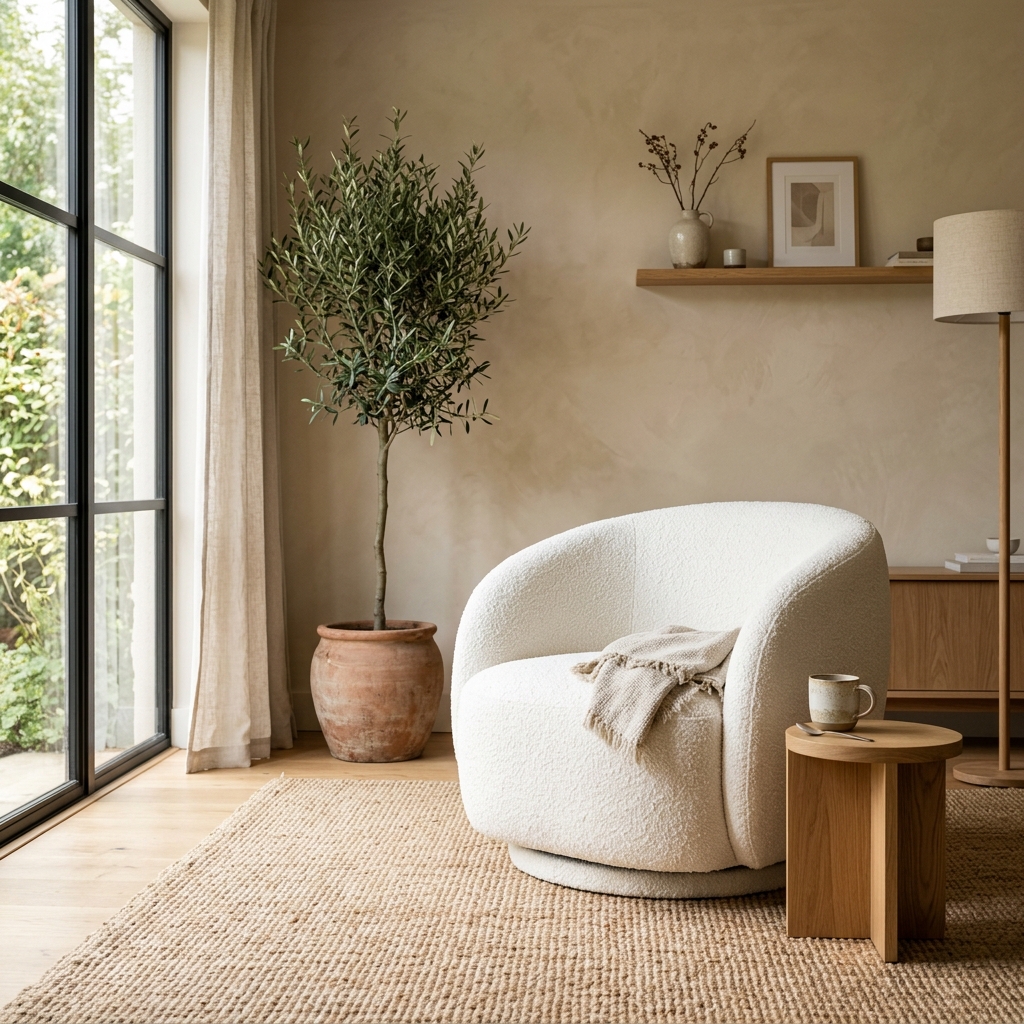 Rondo Oak Accent Chair