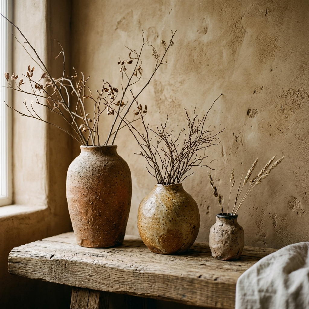 Woven Accent Vases