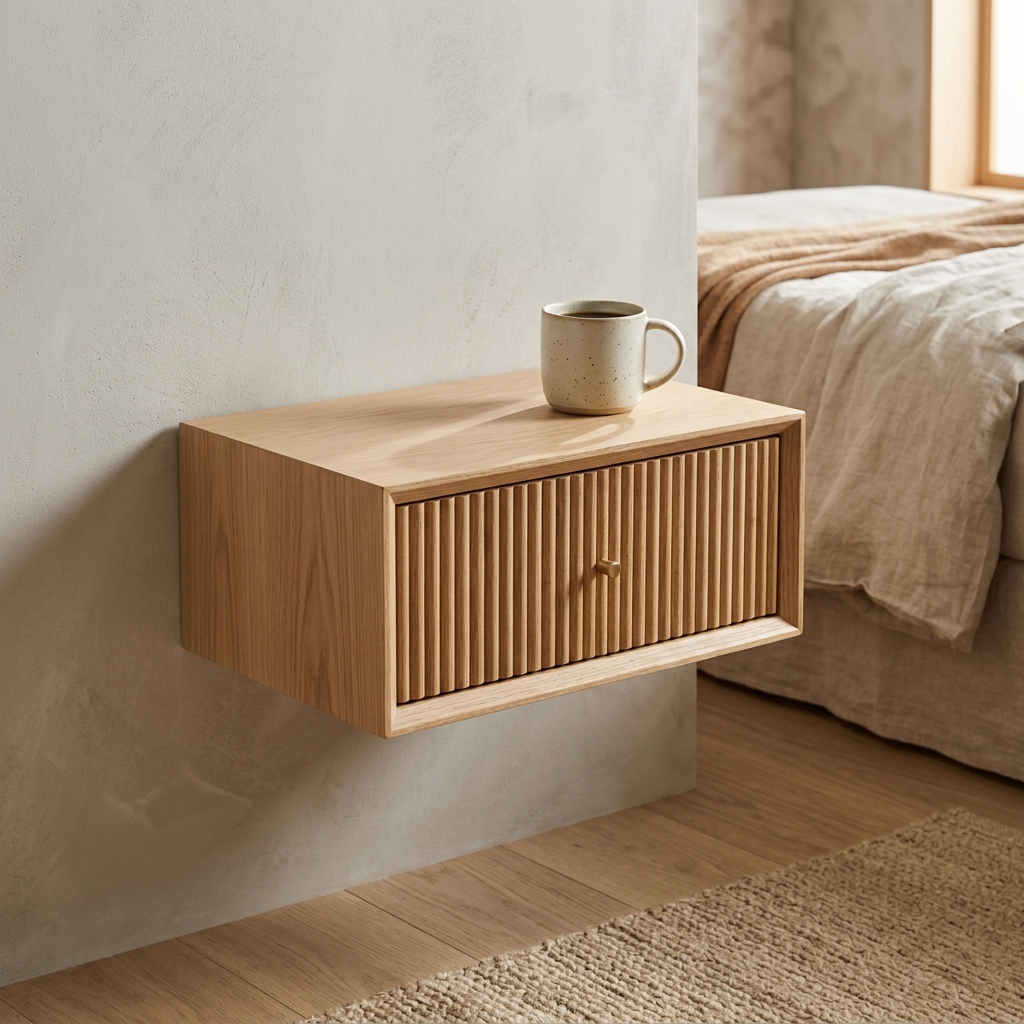 Oak Bedside Table
