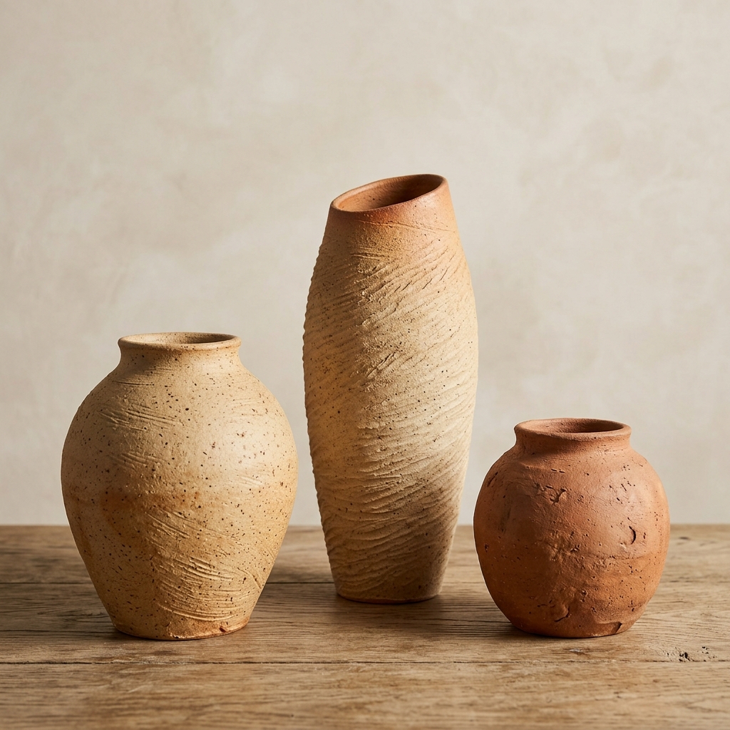 Earthenware Clay Vases