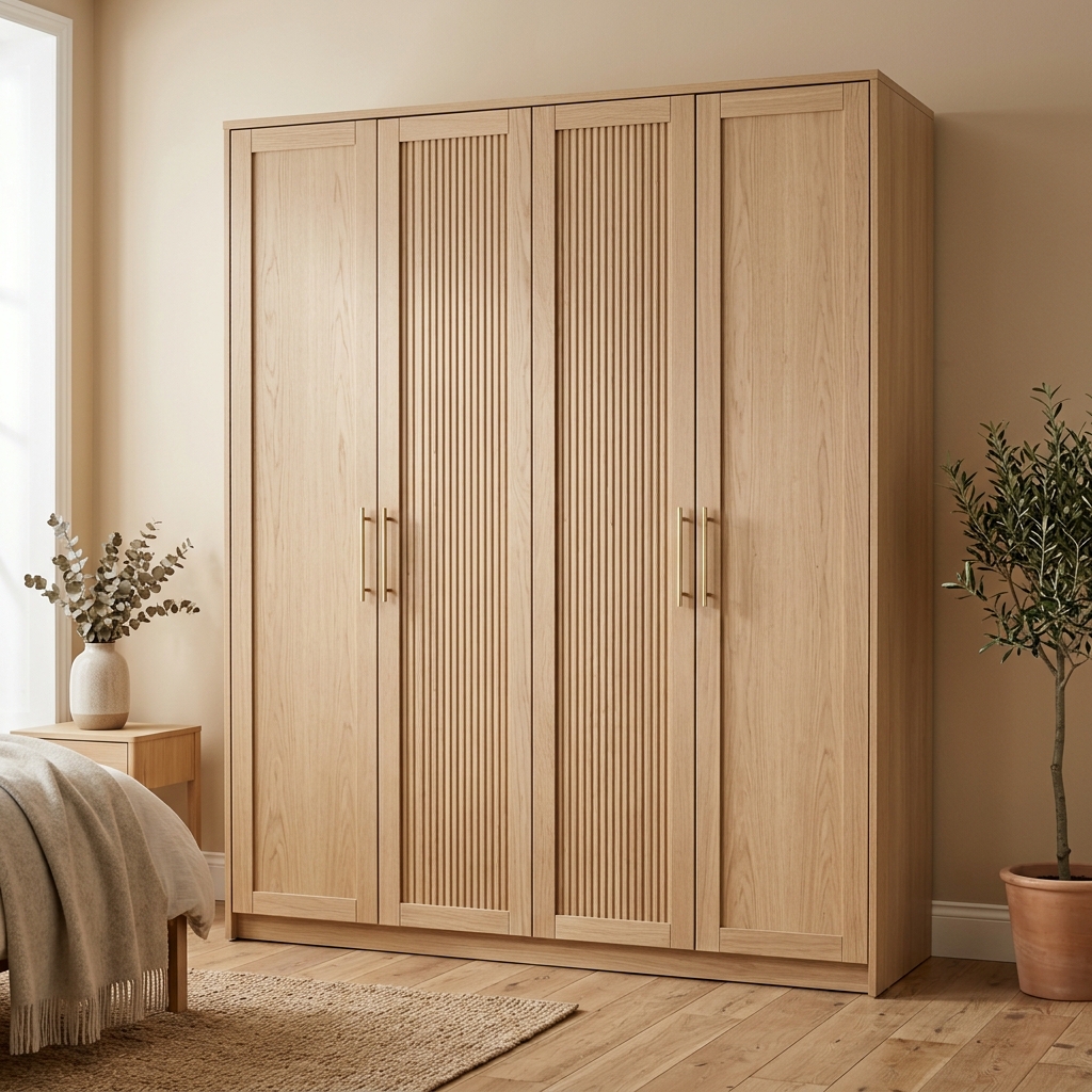 Walnut Armoire Wardrobe